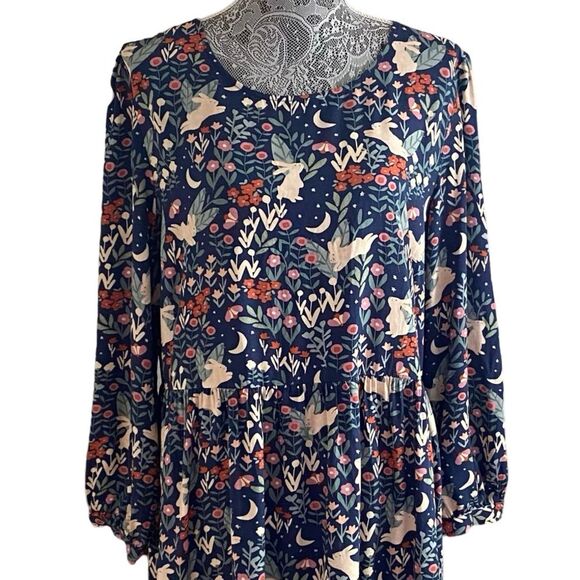 New ModCloth x Princess Highway Befitting Bunnies Tiered Dress - Picture 4 of 8